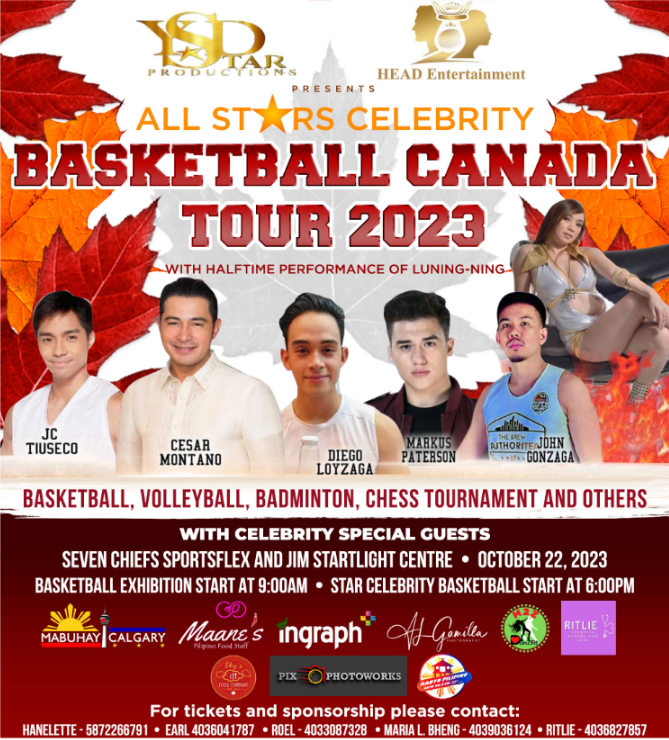 All-Stars Celebrity: Basketball Canada Tour 2023